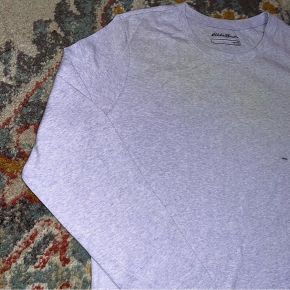NWT Eddie bauer womens XXL casual long sleeve shirt lavender lilac color - Picture 4 of 7